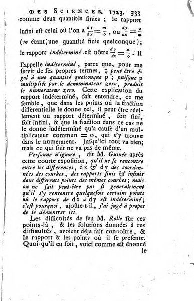 Histoire de l'Académie royale des sciences avec les Mémoires de mathematique & de physique, pour la même année, tires des registres de cette Académie.