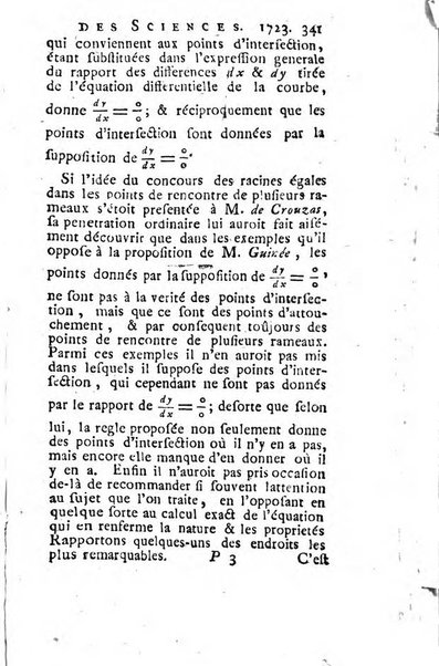 Histoire de l'Académie royale des sciences avec les Mémoires de mathematique & de physique, pour la même année, tires des registres de cette Académie.