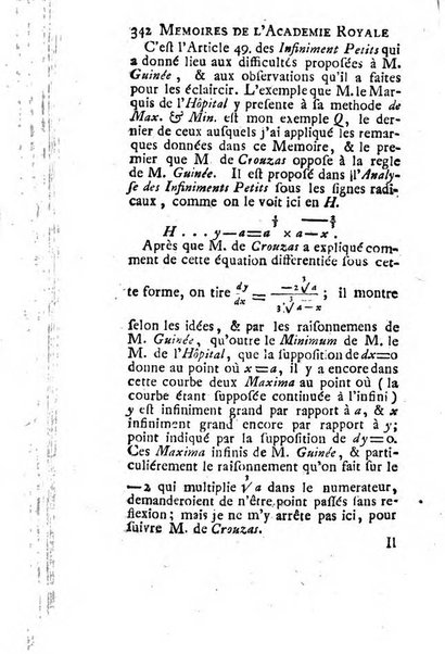 Histoire de l'Académie royale des sciences avec les Mémoires de mathematique & de physique, pour la même année, tires des registres de cette Académie.