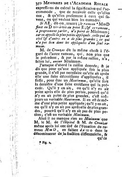 Histoire de l'Académie royale des sciences avec les Mémoires de mathematique & de physique, pour la même année, tires des registres de cette Académie.