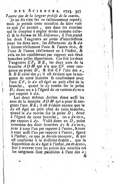 Histoire de l'Académie royale des sciences avec les Mémoires de mathematique & de physique, pour la même année, tires des registres de cette Académie.