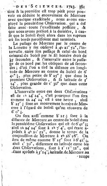 Histoire de l'Académie royale des sciences avec les Mémoires de mathematique & de physique, pour la même année, tires des registres de cette Académie.