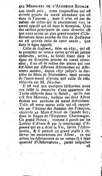 Histoire de l'Académie royale des sciences avec les Mémoires de mathematique & de physique, pour la même année, tires des registres de cette Académie.