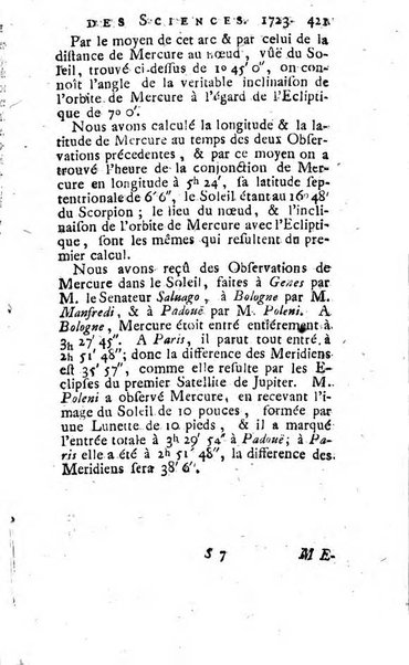 Histoire de l'Académie royale des sciences avec les Mémoires de mathematique & de physique, pour la même année, tires des registres de cette Académie.