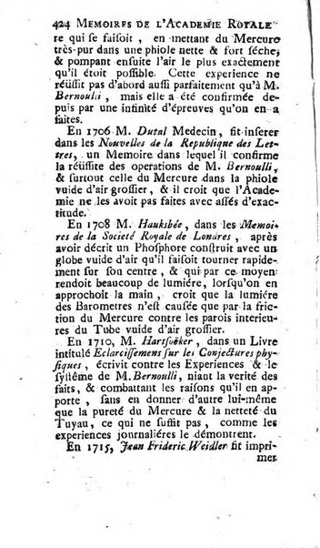 Histoire de l'Académie royale des sciences avec les Mémoires de mathematique & de physique, pour la même année, tires des registres de cette Académie.