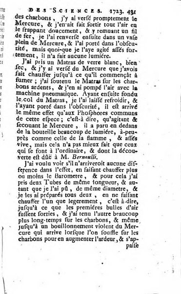 Histoire de l'Académie royale des sciences avec les Mémoires de mathematique & de physique, pour la même année, tires des registres de cette Académie.