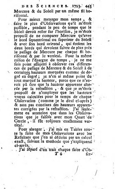 Histoire de l'Académie royale des sciences avec les Mémoires de mathematique & de physique, pour la même année, tires des registres de cette Académie.