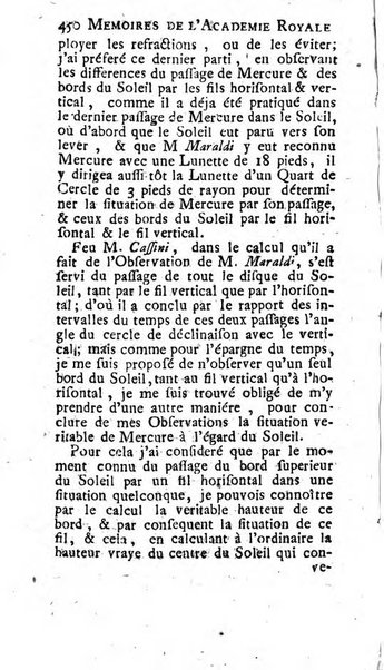 Histoire de l'Académie royale des sciences avec les Mémoires de mathematique & de physique, pour la même année, tires des registres de cette Académie.