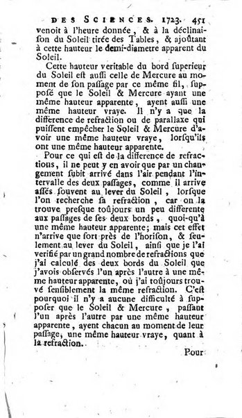 Histoire de l'Académie royale des sciences avec les Mémoires de mathematique & de physique, pour la même année, tires des registres de cette Académie.