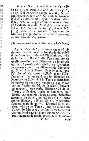 Histoire de l'Académie royale des sciences avec les Mémoires de mathematique & de physique, pour la même année, tires des registres de cette Académie.