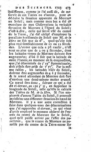 Histoire de l'Académie royale des sciences avec les Mémoires de mathematique & de physique, pour la même année, tires des registres de cette Académie.