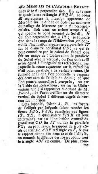 Histoire de l'Académie royale des sciences avec les Mémoires de mathematique & de physique, pour la même année, tires des registres de cette Académie.