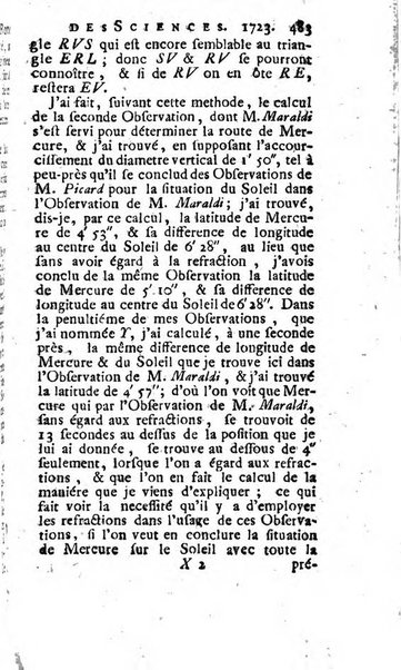 Histoire de l'Académie royale des sciences avec les Mémoires de mathematique & de physique, pour la même année, tires des registres de cette Académie.