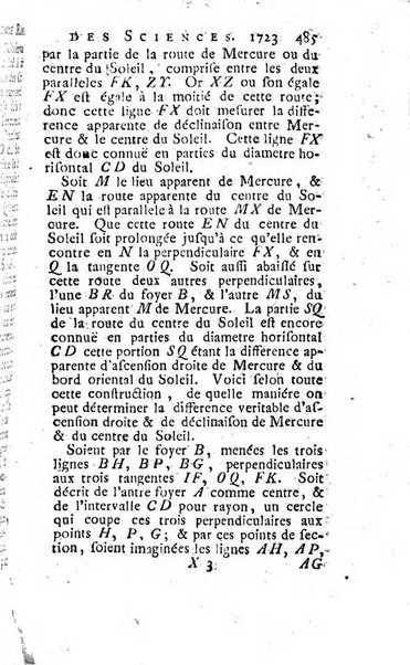 Histoire de l'Académie royale des sciences avec les Mémoires de mathematique & de physique, pour la même année, tires des registres de cette Académie.