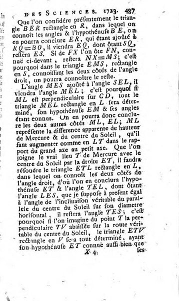 Histoire de l'Académie royale des sciences avec les Mémoires de mathematique & de physique, pour la même année, tires des registres de cette Académie.