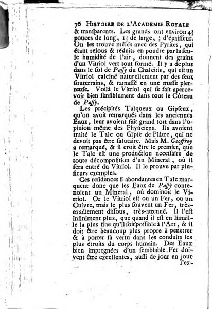 Histoire de l'Académie royale des sciences avec les Mémoires de mathematique & de physique, pour la même année, tires des registres de cette Académie.