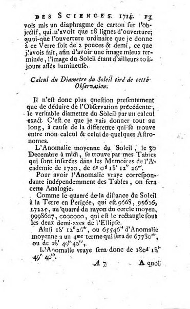 Histoire de l'Académie royale des sciences avec les Mémoires de mathematique & de physique, pour la même année, tires des registres de cette Académie.