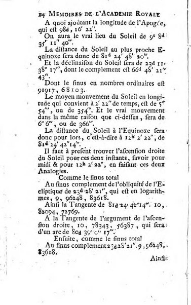 Histoire de l'Académie royale des sciences avec les Mémoires de mathematique & de physique, pour la même année, tires des registres de cette Académie.