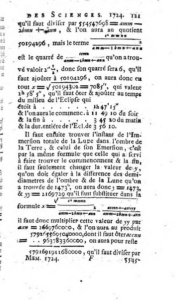 Histoire de l'Académie royale des sciences avec les Mémoires de mathematique & de physique, pour la même année, tires des registres de cette Académie.