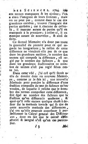 Histoire de l'Académie royale des sciences avec les Mémoires de mathematique & de physique, pour la même année, tires des registres de cette Académie.