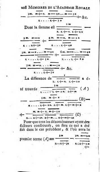 Histoire de l'Académie royale des sciences avec les Mémoires de mathematique & de physique, pour la même année, tires des registres de cette Académie.