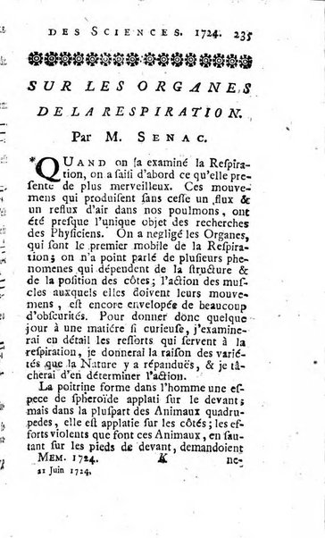 Histoire de l'Académie royale des sciences avec les Mémoires de mathematique & de physique, pour la même année, tires des registres de cette Académie.