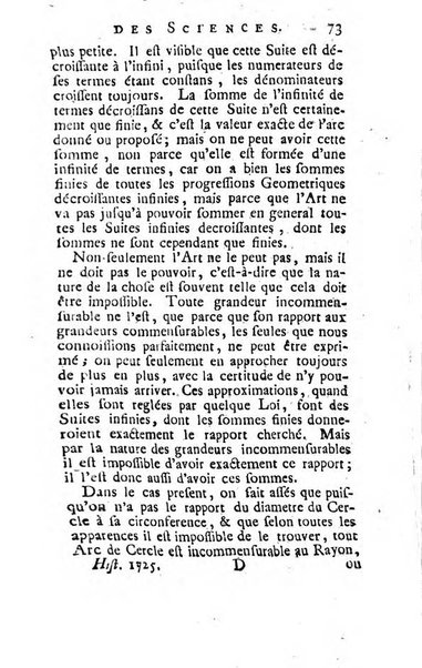 Histoire de l'Académie royale des sciences avec les Mémoires de mathematique & de physique, pour la même année, tires des registres de cette Académie.