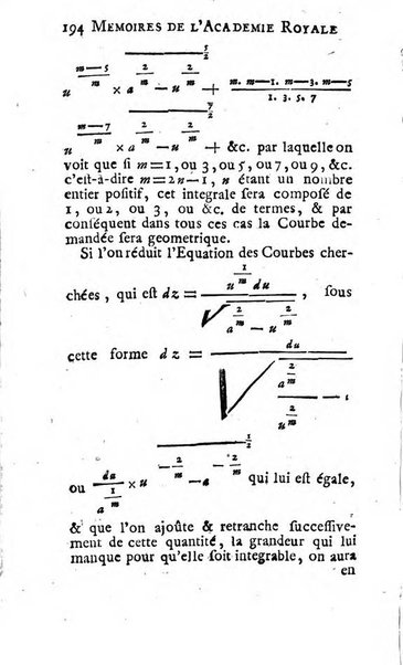 Histoire de l'Académie royale des sciences avec les Mémoires de mathematique & de physique, pour la même année, tires des registres de cette Académie.