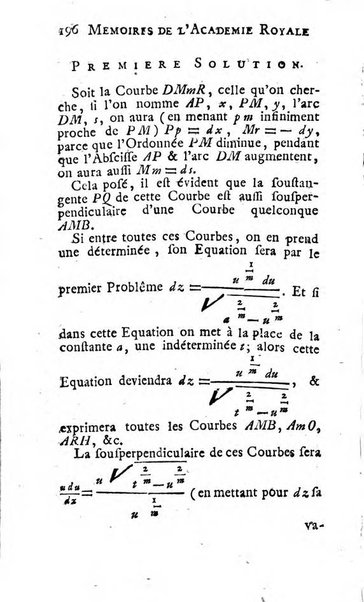 Histoire de l'Académie royale des sciences avec les Mémoires de mathematique & de physique, pour la même année, tires des registres de cette Académie.