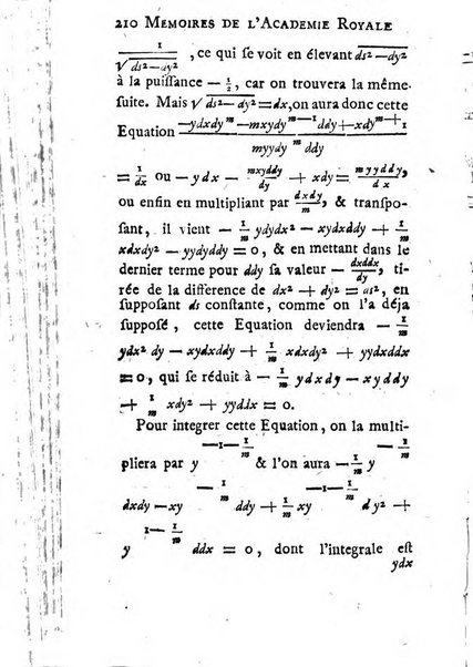 Histoire de l'Académie royale des sciences avec les Mémoires de mathematique & de physique, pour la même année, tires des registres de cette Académie.