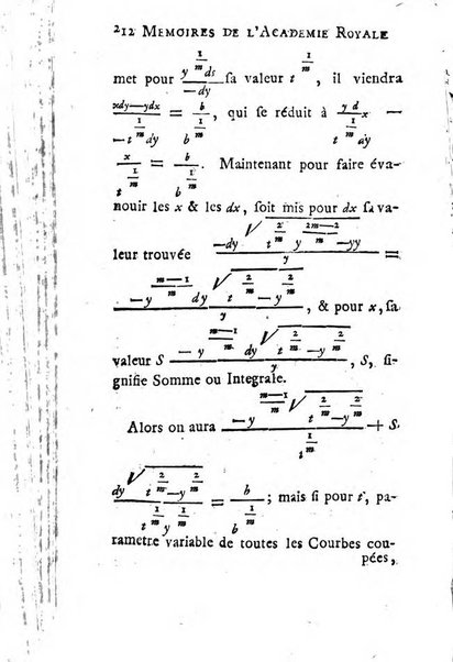 Histoire de l'Académie royale des sciences avec les Mémoires de mathematique & de physique, pour la même année, tires des registres de cette Académie.