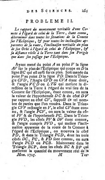 Histoire de l'Académie royale des sciences avec les Mémoires de mathematique & de physique, pour la même année, tires des registres de cette Académie.