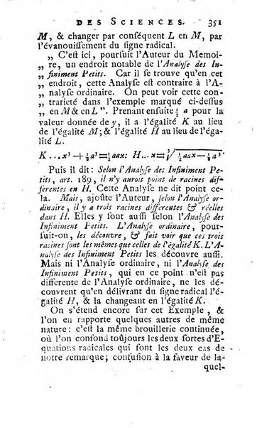 Histoire de l'Académie royale des sciences avec les Mémoires de mathematique & de physique, pour la même année, tires des registres de cette Académie.