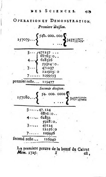 Histoire de l'Académie royale des sciences avec les Mémoires de mathematique & de physique, pour la même année, tires des registres de cette Académie.