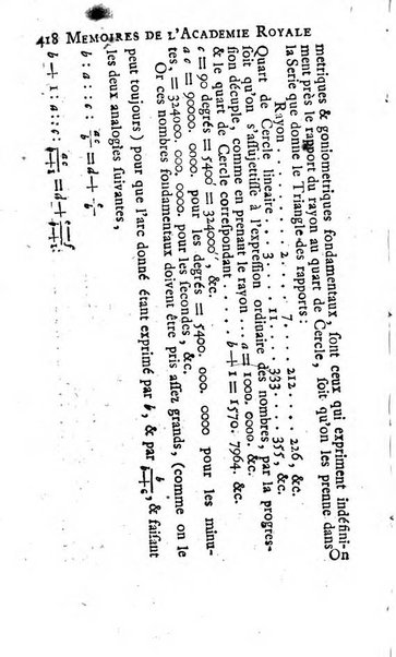 Histoire de l'Académie royale des sciences avec les Mémoires de mathematique & de physique, pour la même année, tires des registres de cette Académie.