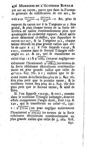 Histoire de l'Académie royale des sciences avec les Mémoires de mathematique & de physique, pour la même année, tires des registres de cette Académie.