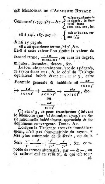 Histoire de l'Académie royale des sciences avec les Mémoires de mathematique & de physique, pour la même année, tires des registres de cette Académie.