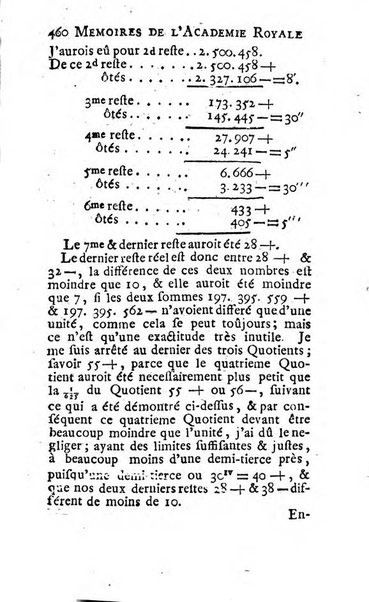 Histoire de l'Académie royale des sciences avec les Mémoires de mathematique & de physique, pour la même année, tires des registres de cette Académie.