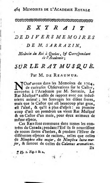 Histoire de l'Académie royale des sciences avec les Mémoires de mathematique & de physique, pour la même année, tires des registres de cette Académie.