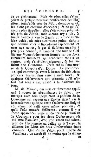 Histoire de l'Académie royale des sciences avec les Mémoires de mathematique & de physique, pour la même année, tires des registres de cette Académie.