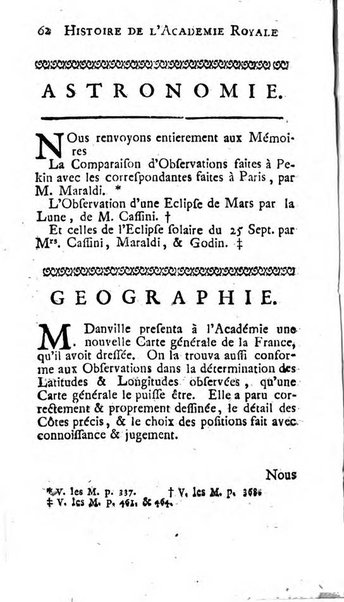 Histoire de l'Académie royale des sciences avec les Mémoires de mathematique & de physique, pour la même année, tires des registres de cette Académie.