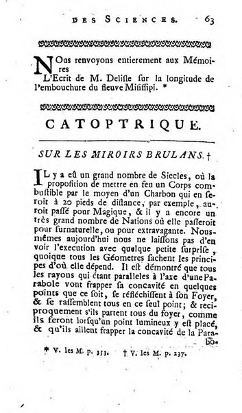 Histoire de l'Académie royale des sciences avec les Mémoires de mathematique & de physique, pour la même année, tires des registres de cette Académie.