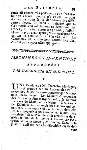 Histoire de l'Académie royale des sciences avec les Mémoires de mathematique & de physique, pour la même année, tires des registres de cette Académie.