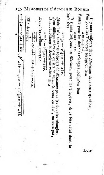 Histoire de l'Académie royale des sciences avec les Mémoires de mathematique & de physique, pour la même année, tires des registres de cette Académie.