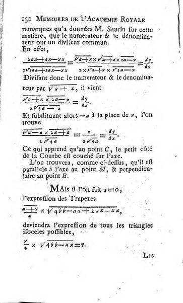 Histoire de l'Académie royale des sciences avec les Mémoires de mathematique & de physique, pour la même année, tires des registres de cette Académie.