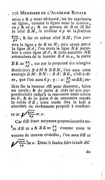 Histoire de l'Académie royale des sciences avec les Mémoires de mathematique & de physique, pour la même année, tires des registres de cette Académie.