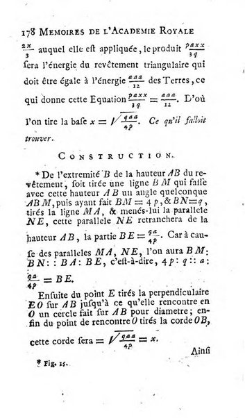 Histoire de l'Académie royale des sciences avec les Mémoires de mathematique & de physique, pour la même année, tires des registres de cette Académie.