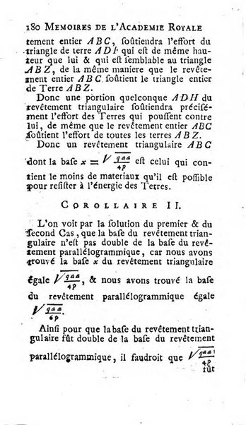 Histoire de l'Académie royale des sciences avec les Mémoires de mathematique & de physique, pour la même année, tires des registres de cette Académie.