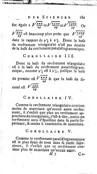 Histoire de l'Académie royale des sciences avec les Mémoires de mathematique & de physique, pour la même année, tires des registres de cette Académie.