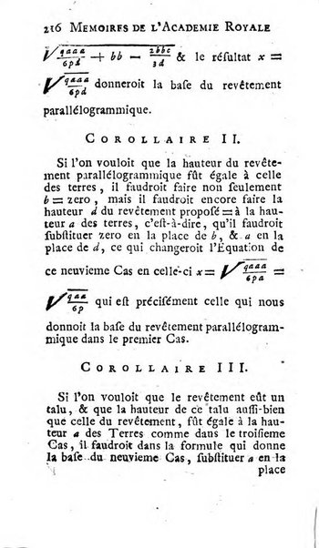 Histoire de l'Académie royale des sciences avec les Mémoires de mathematique & de physique, pour la même année, tires des registres de cette Académie.